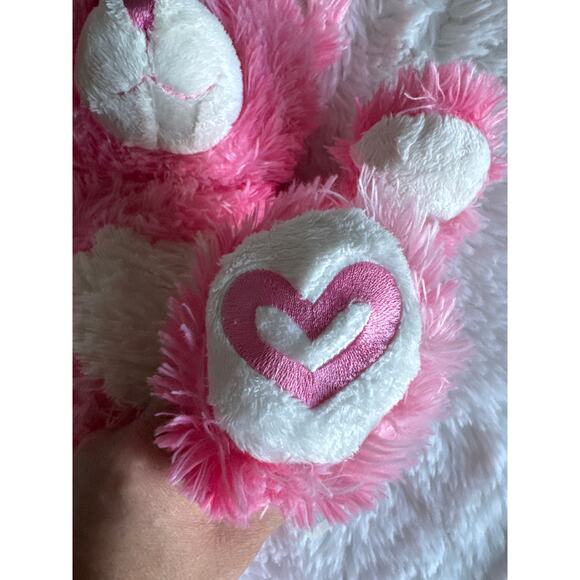 Build A Bear Endless Heart Teddy Valentine Pink BABW Tie Dye Magnets 17" - Picture 3 of 7